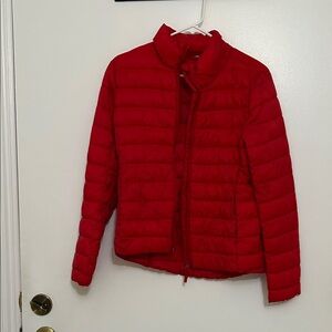 Old Navy Women's Bold Red Puffer Jacket